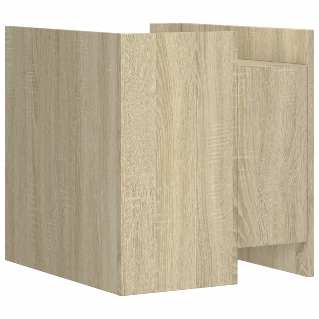 Sonoma Oak Bedside Cabinet 45x50x50 cm - Engineered Wood