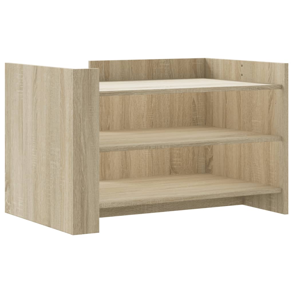 Coffee Table Sonoma Oak 80x50x50 cm Engineered Wood