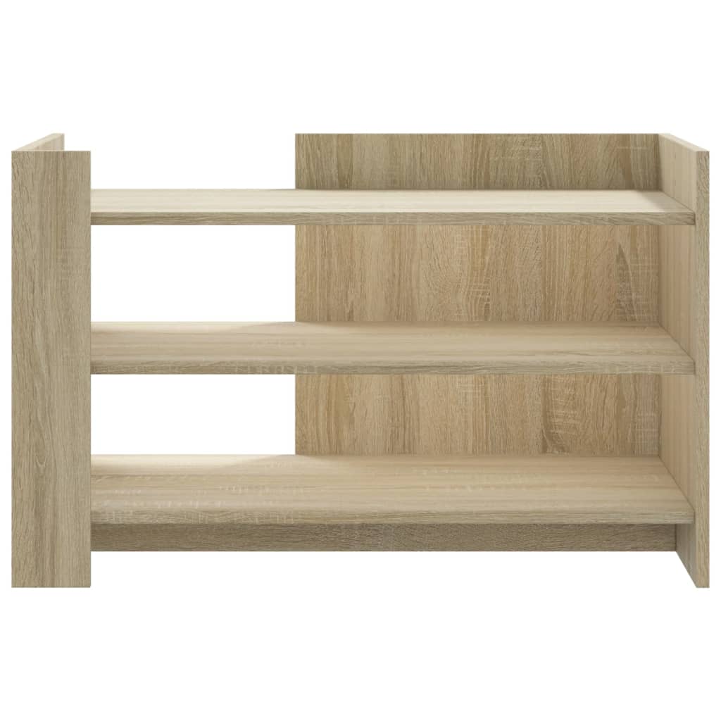 Coffee Table Sonoma Oak 80x50x50 cm Engineered Wood