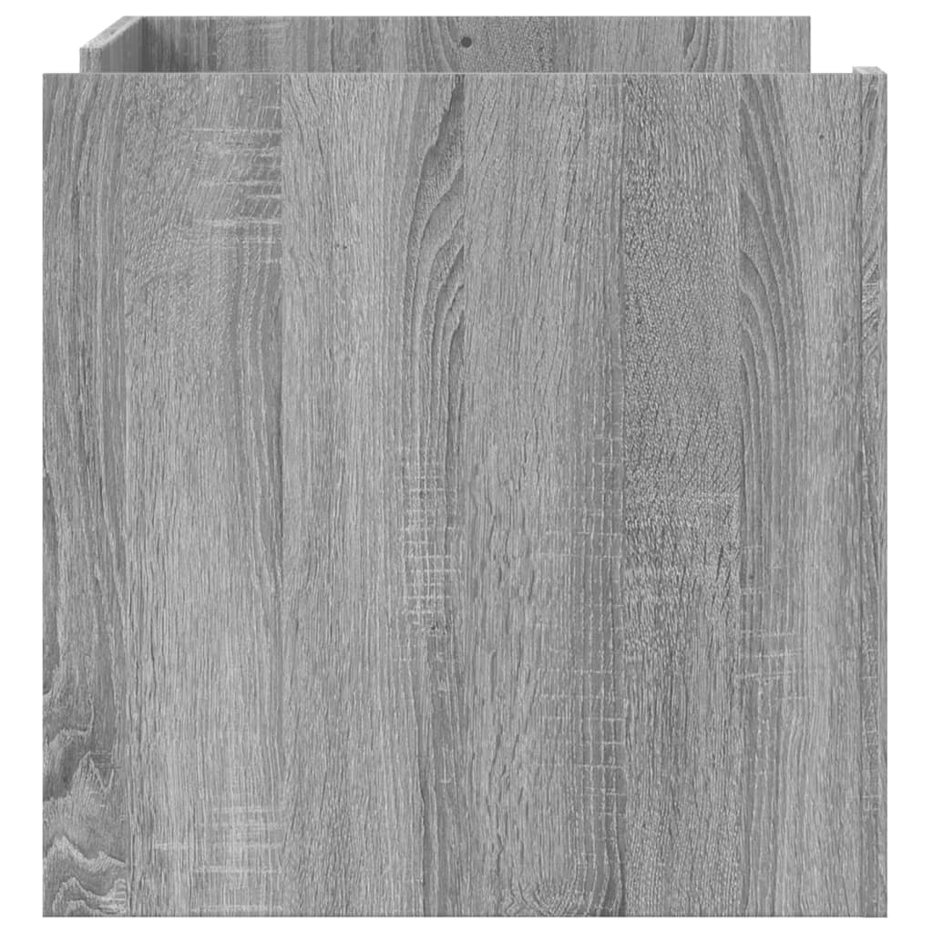 Coffee Table Grey Sonoma 80x50x50 cm Engineered Wood