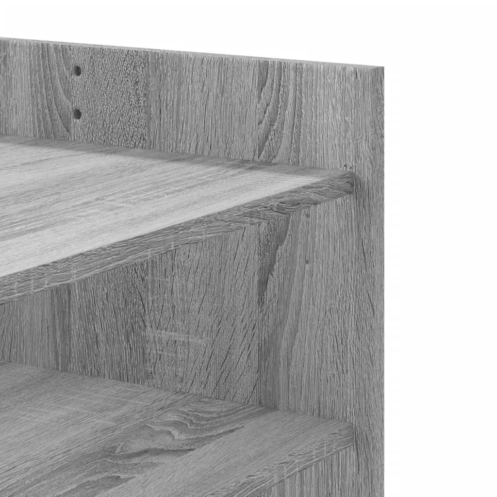 Coffee Table Grey Sonoma 80x50x50 cm Engineered Wood