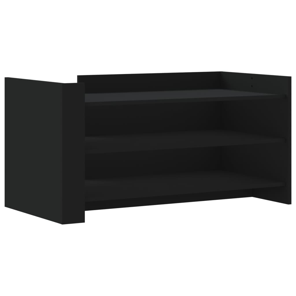 Coffee Table Black 100x50x50 cm Engineered Wood