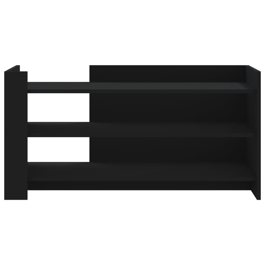 Coffee Table Black 100x50x50 cm Engineered Wood