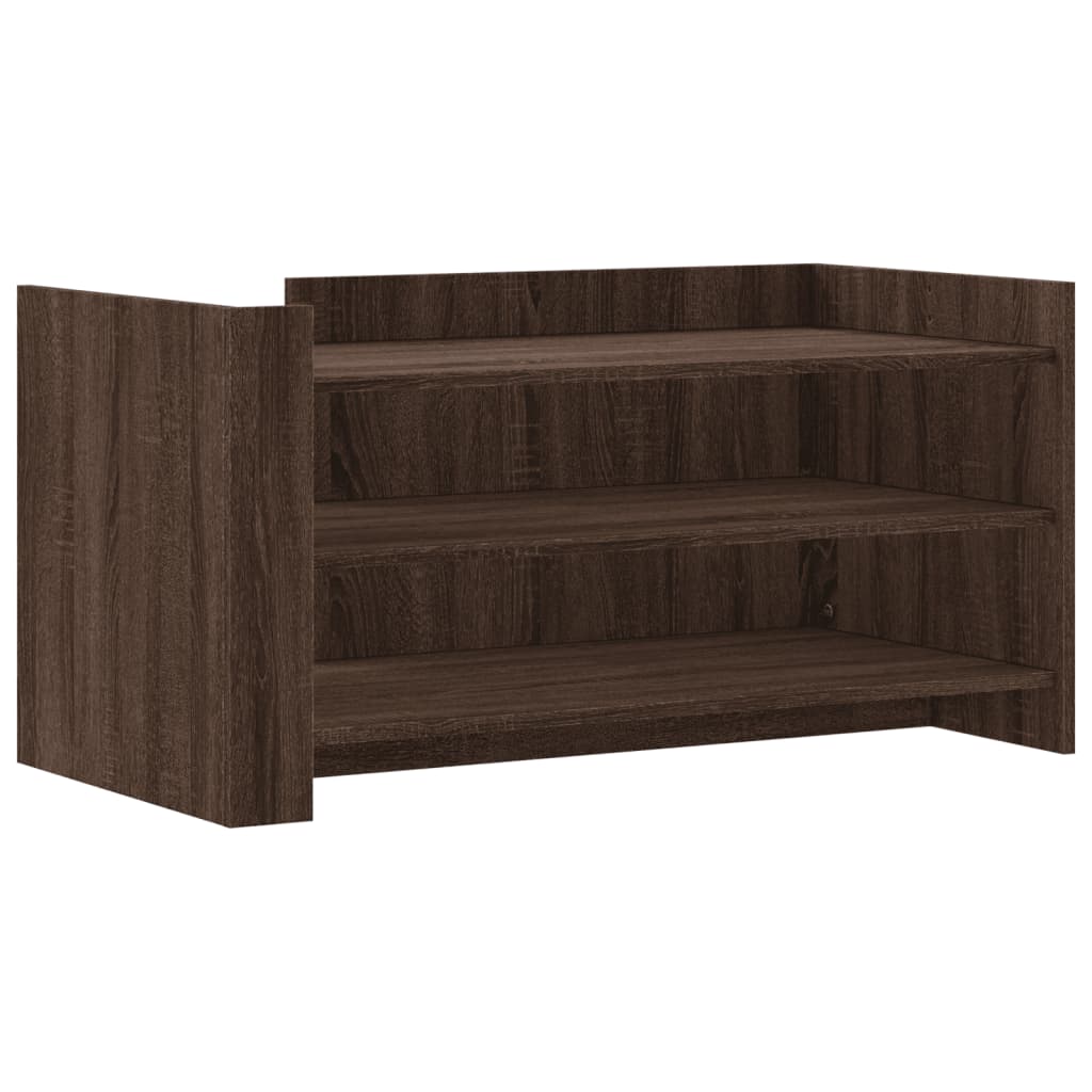 Coffee Table Brown Oak 100x50x50 cm Engineered Wood