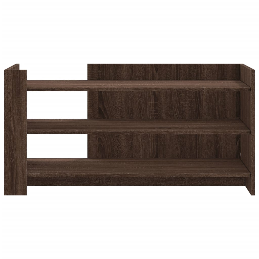 Coffee Table Brown Oak 100x50x50 cm Engineered Wood