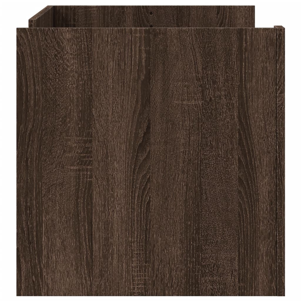 Coffee Table Brown Oak 100x50x50 cm Engineered Wood