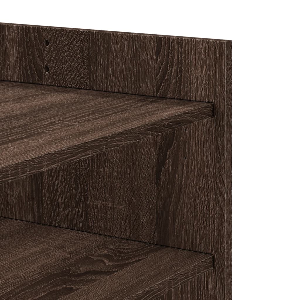 Coffee Table Brown Oak 100x50x50 cm Engineered Wood