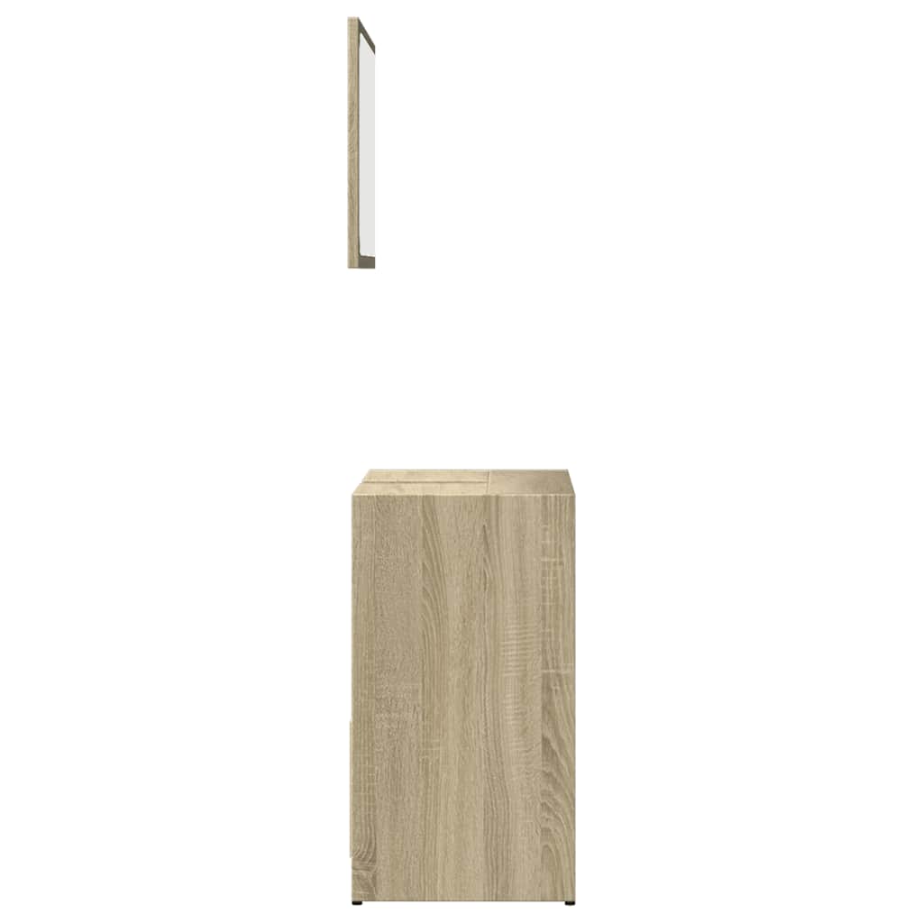 Sonoma Oak Bathroom Furniture Set in Engineered Wood