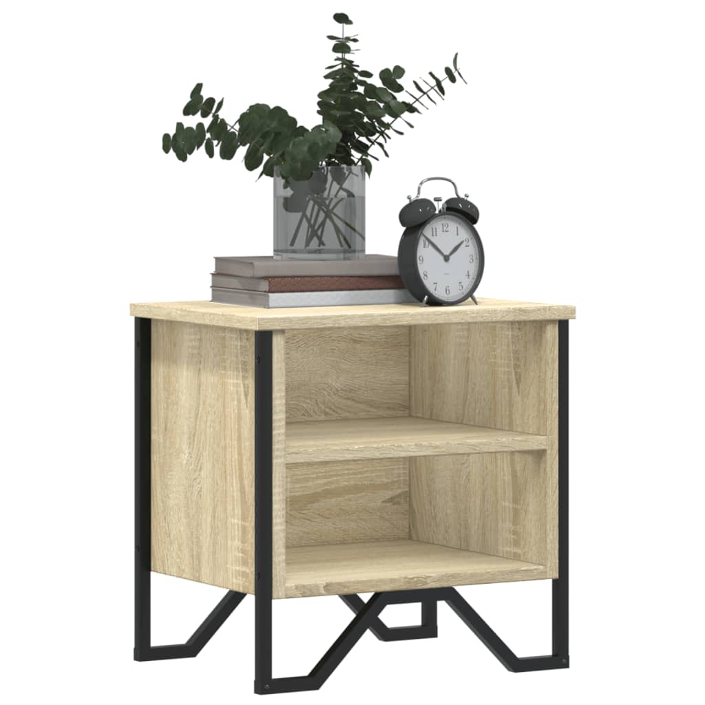 Sonoma Oak Bedside Cabinets (2 Pcs) - 40x30x40 cm Engineered Wood