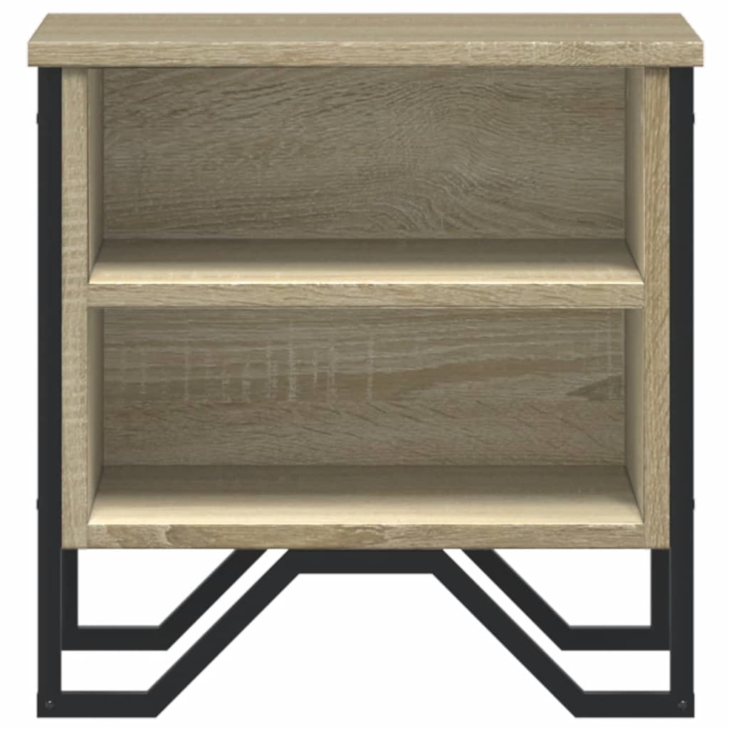 Sonoma Oak Bedside Cabinets (2 Pcs) - 40x30x40 cm Engineered Wood