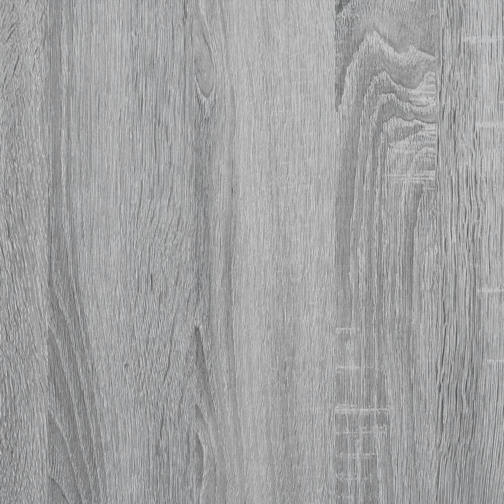Set of 2 Grey Sonoma Bedside Cabinets - 40x30x40 cm Engineered Wood