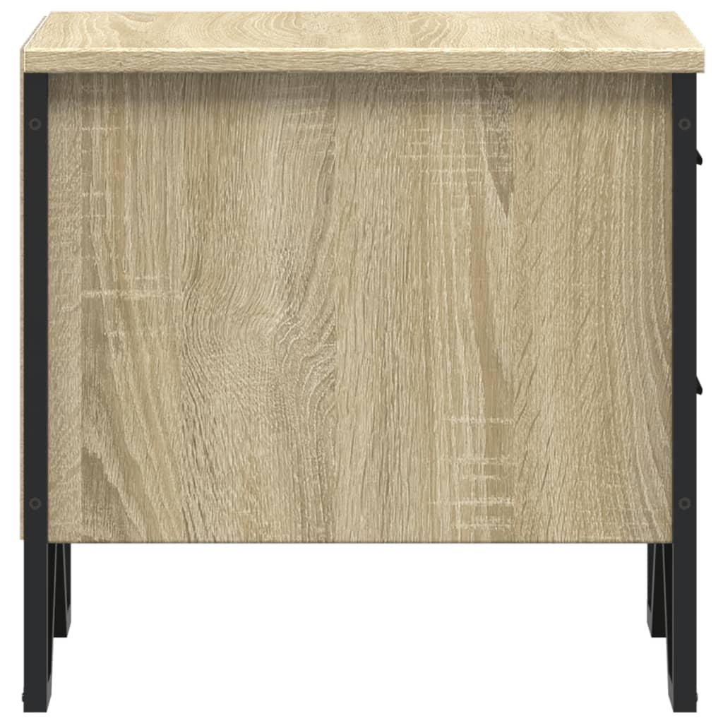 Sonoma Oak Bedside Cabinet 40x41x40 cm - Engineered Wood