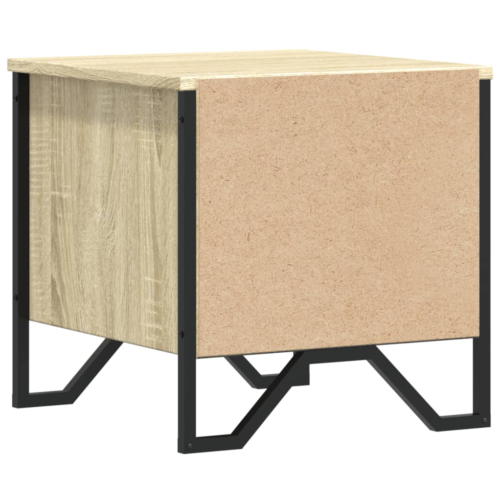 Sonoma Oak Bedside Cabinet 40x41x40 cm - Engineered Wood
