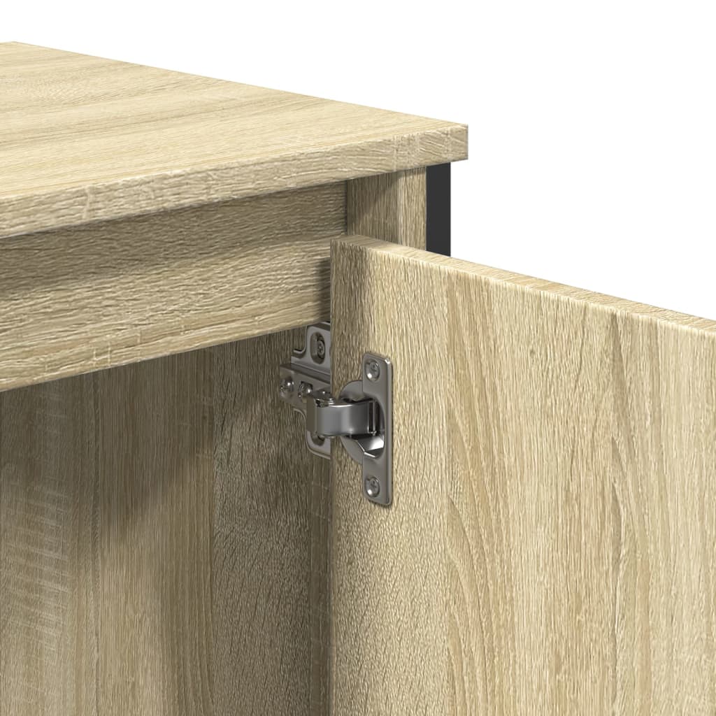 Stylish Sonoma Oak Bathroom Sink Cabinet, 60x35x60 cm, Engineered Wood