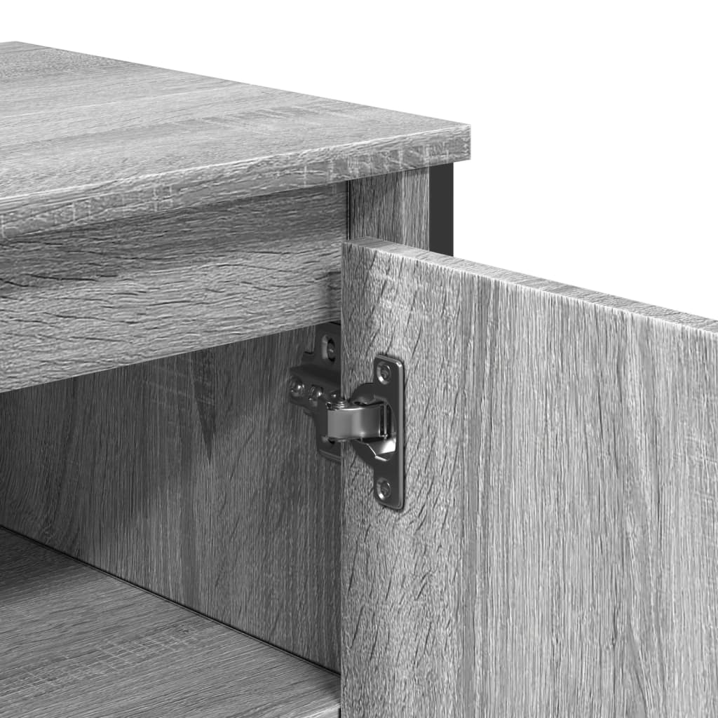Grey Sonoma Bathroom Sink Cabinet 91x35x60 cm - Engineered Wood
