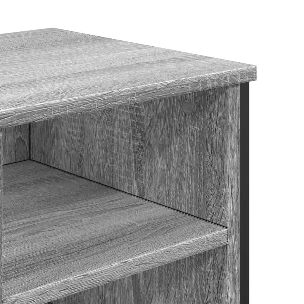 Grey Sonoma Bathroom Sink Cabinet 91x35x60 cm – Engineered Wood