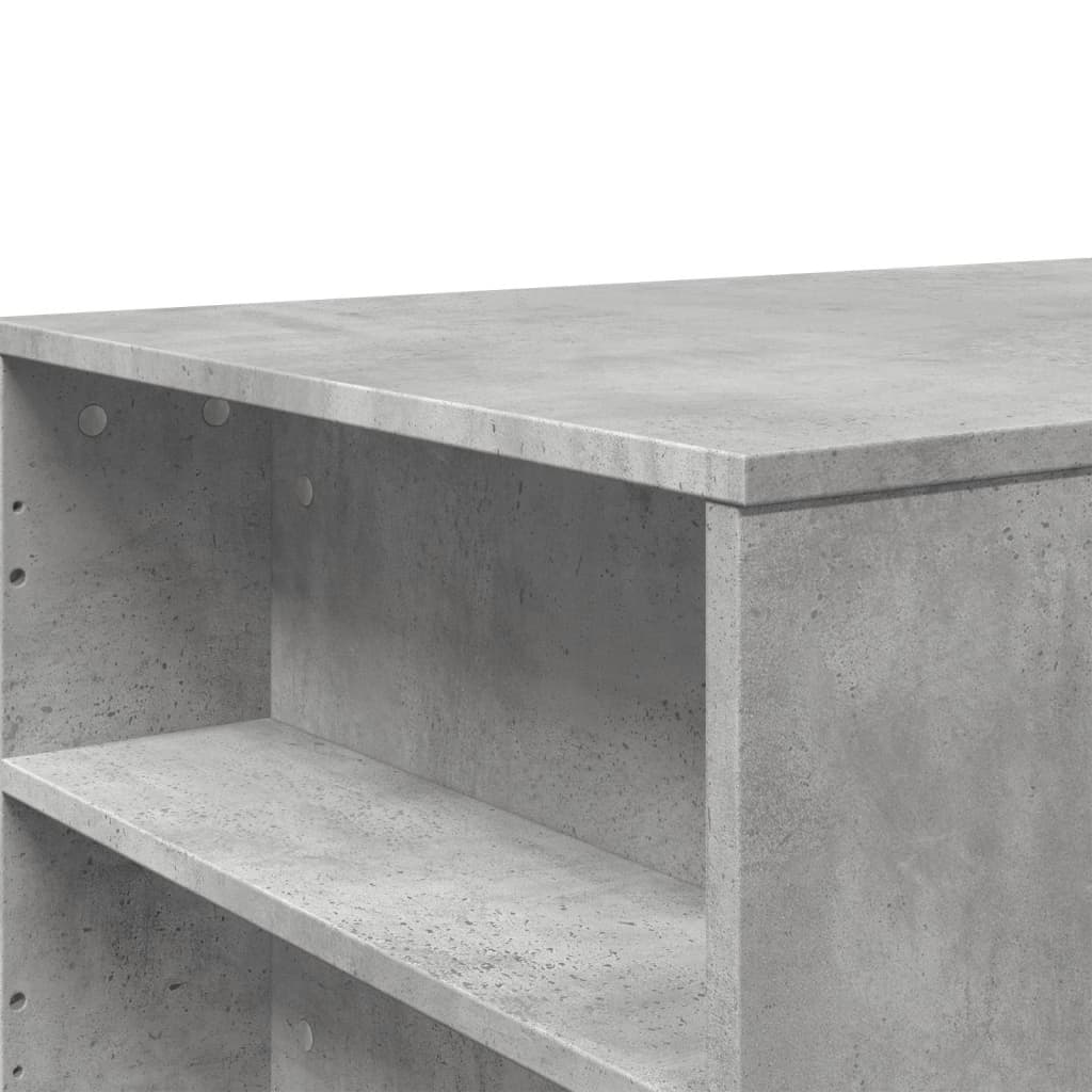 Coffee Table Concrete Grey 102x55x42 cm Engineered Wood