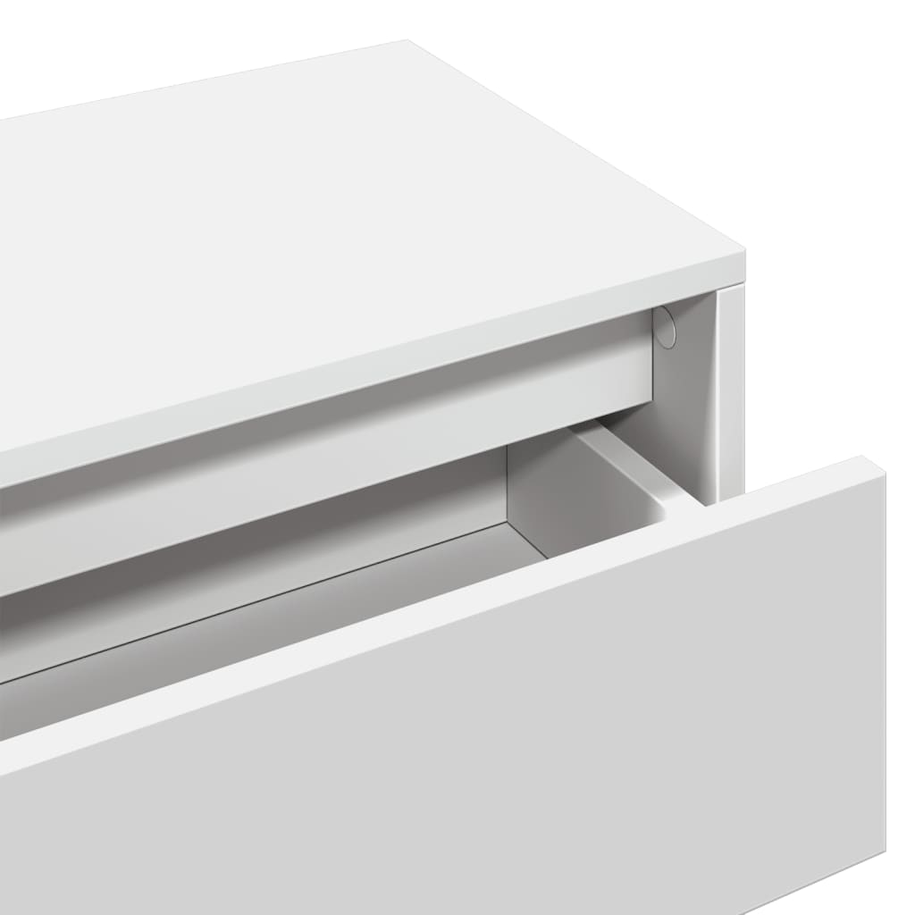 White 4-Piece Hallway Furniture Set in Engineered Wood