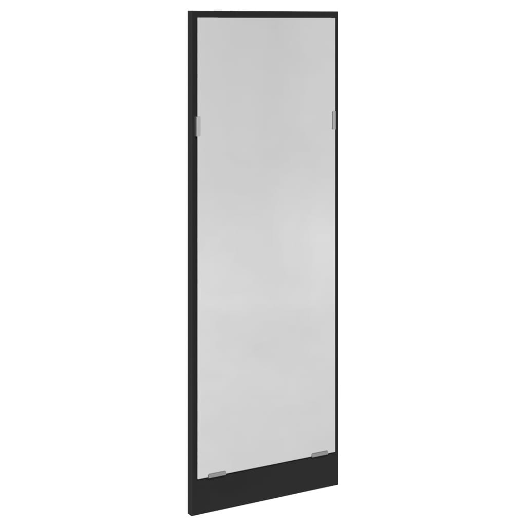 Elegant Black Engineered Wood 4-Piece Hallway Furniture Set