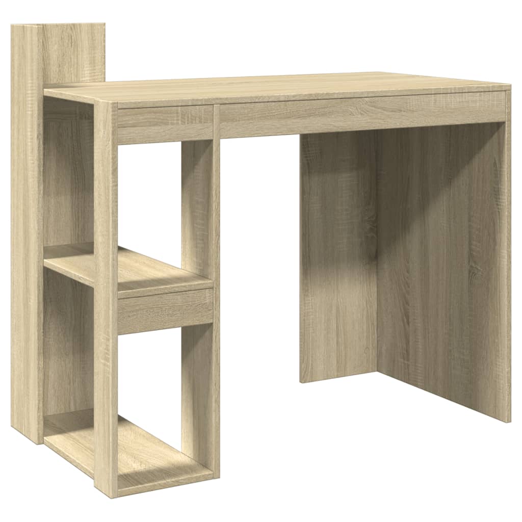Sonoma Oak Engineered Wood Office Desk - 103.5x56.5x94 cm