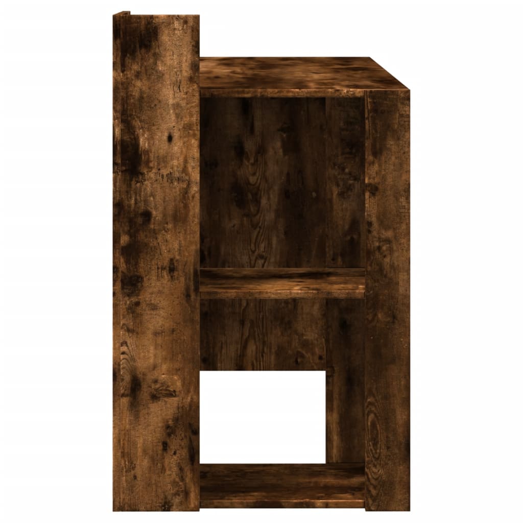 Smoked Oak Office Desk 103.5x56.5x94cm - Engineered Wood