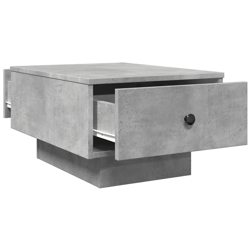 Coffee Table Concrete Grey 60x45x31 cm Engineered Wood