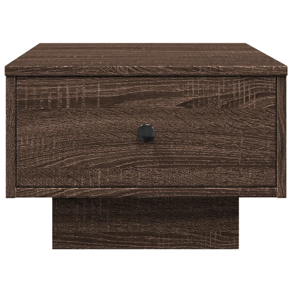 Coffee Table Brown oak 60x45x31 cm Engineered Wood