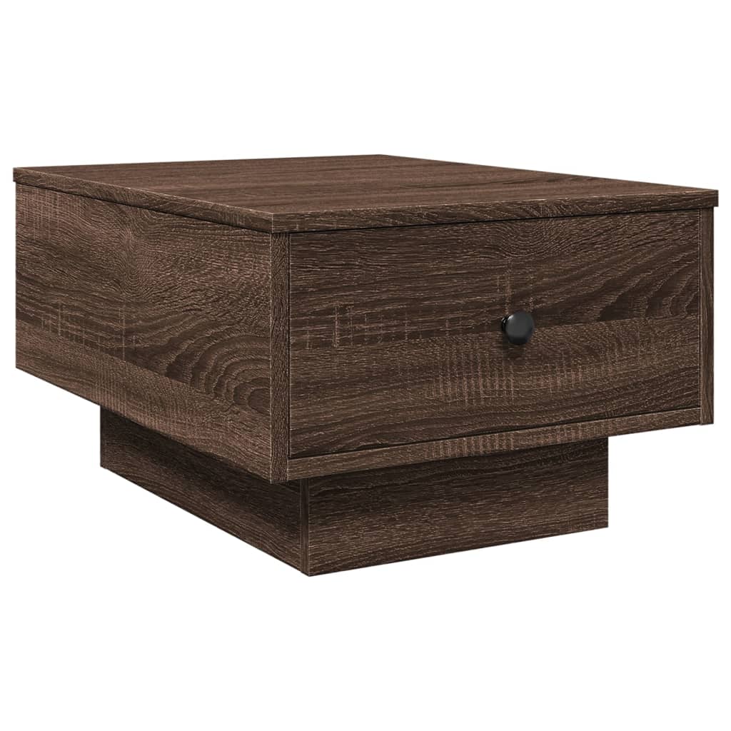 Coffee Table Brown oak 60x45x31 cm Engineered Wood