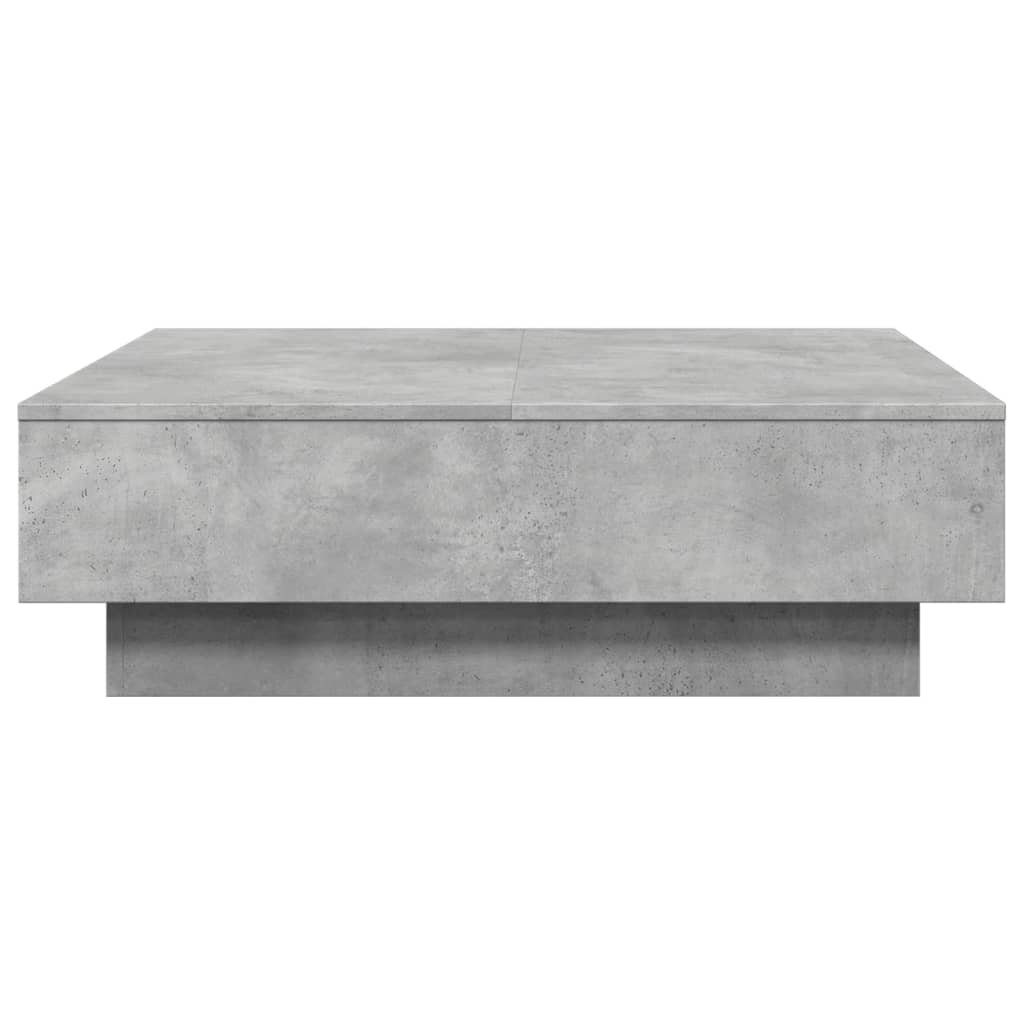 Coffee Table Concrete Grey 90x90x28 cm Engineered Wood