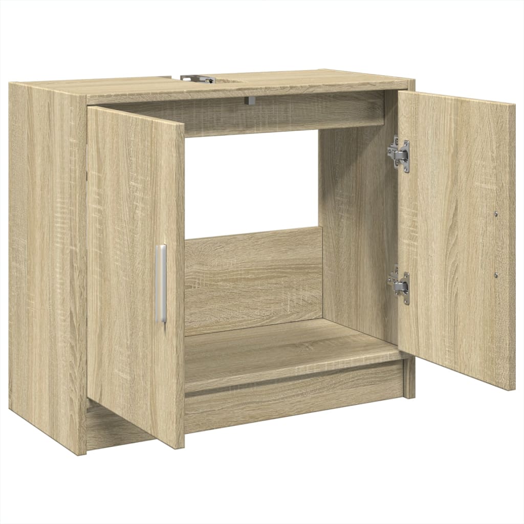 Sonoma Oak Sink Cabinet 63x29x55 cm - Engineered Wood