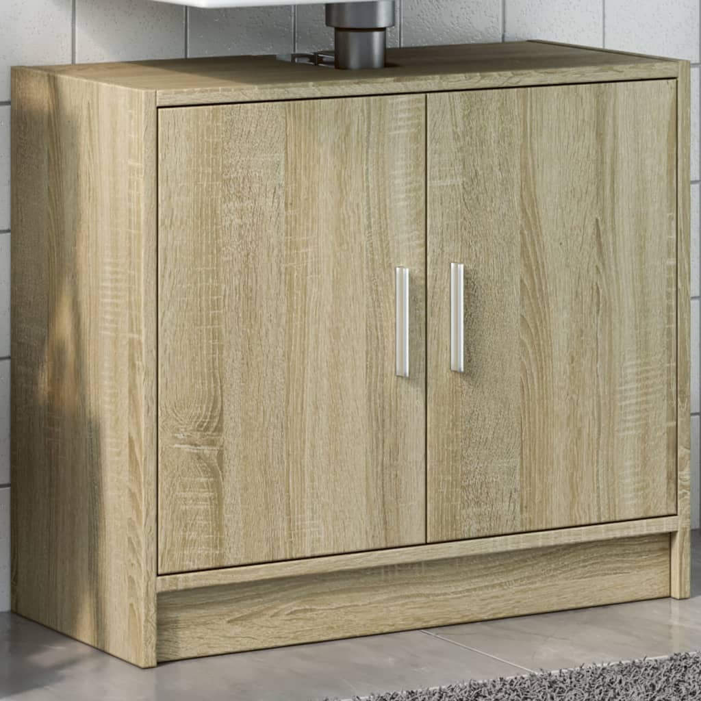 Sonoma Oak Sink Cabinet 63x29x55 cm - Engineered Wood