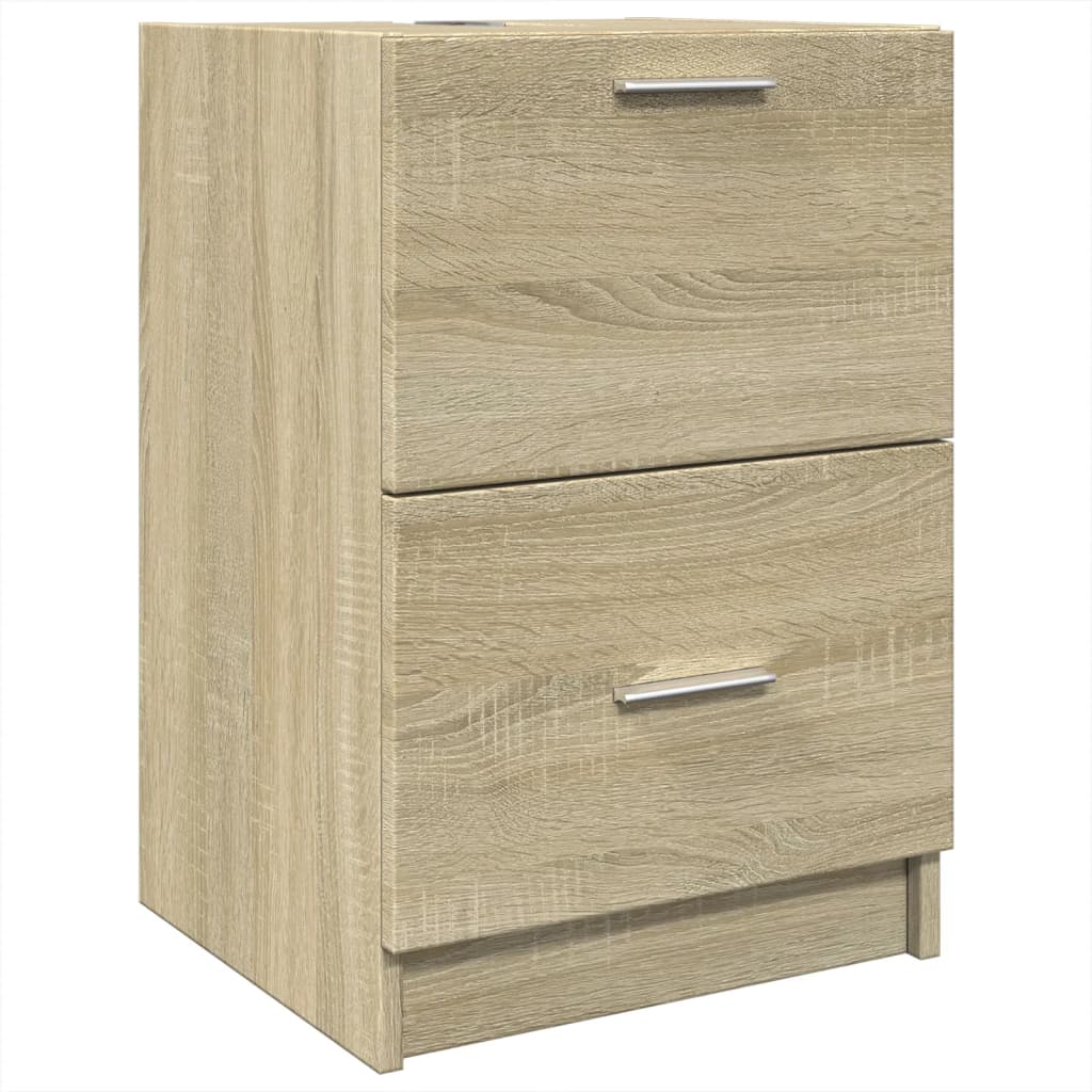 Sonoma Oak Sink Cabinet 40x37x59 cm - Durable Engineered Wood