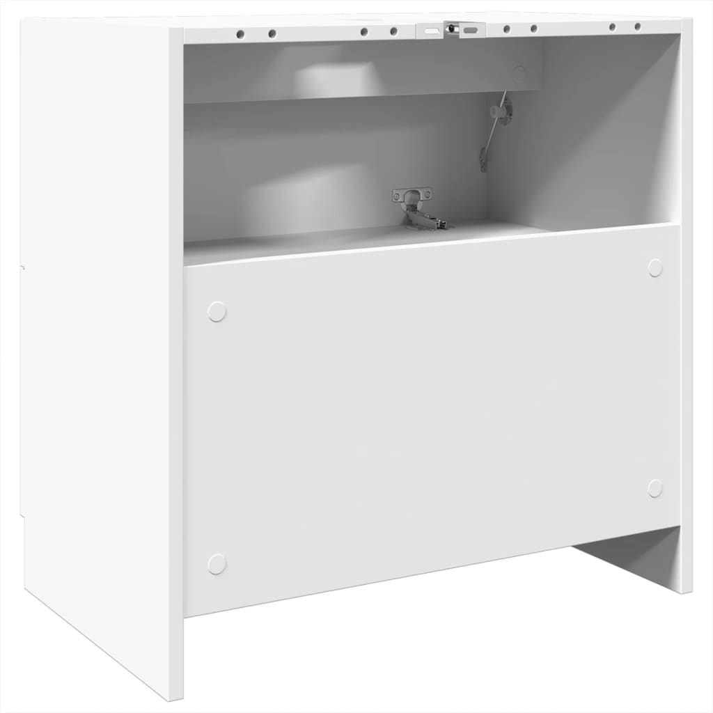 White Sink Cabinet 59x37x59 cm - Durable Engineered Wood