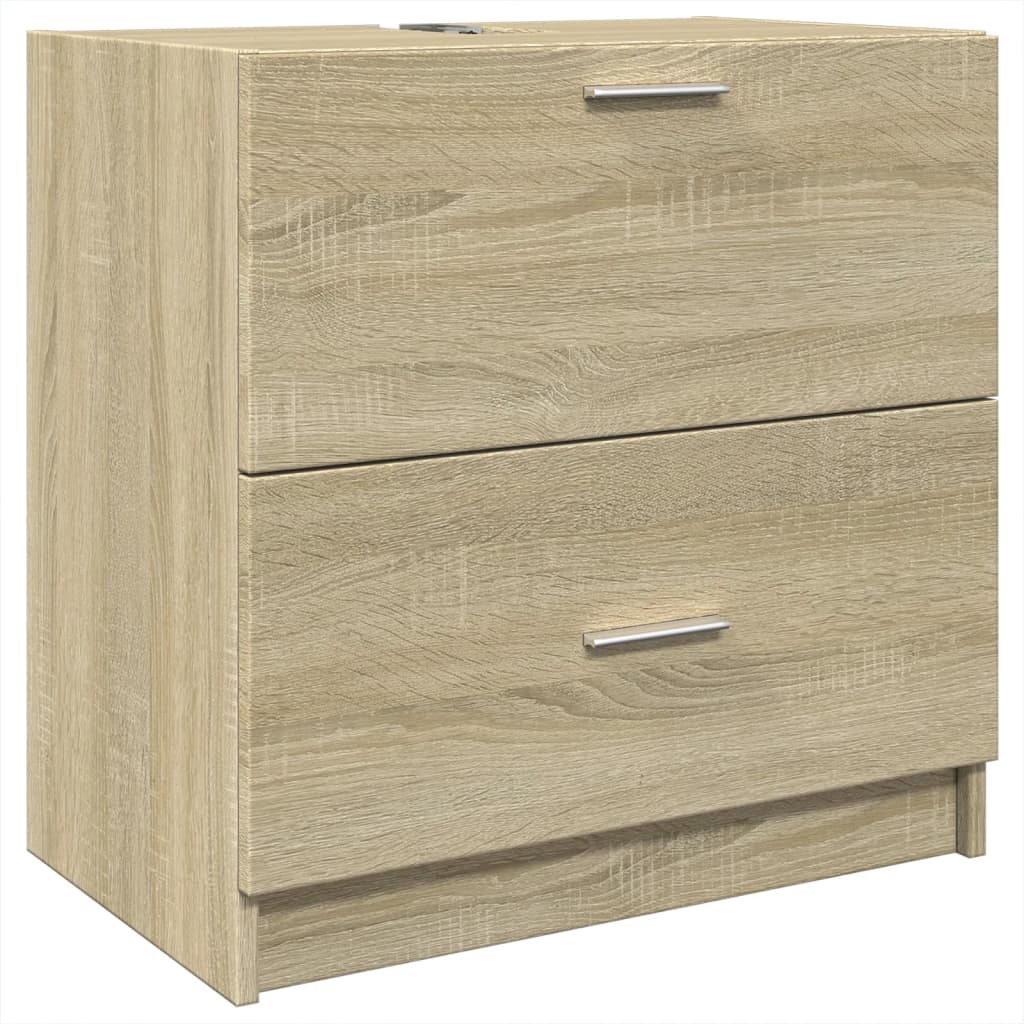 Sonoma Oak Sink Cabinet 59x37x59 cm - Engineered Wood Beauty