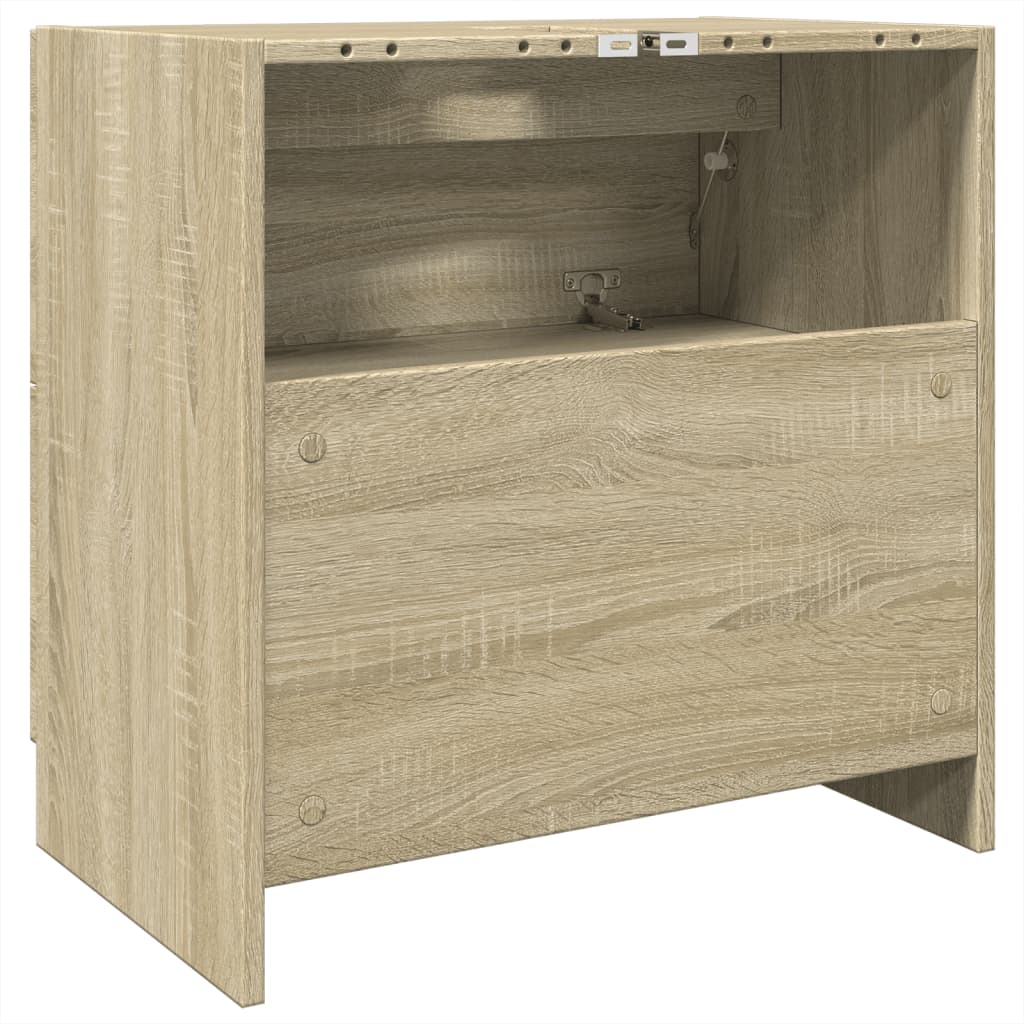 Sonoma Oak Sink Cabinet 59x37x59 cm - Engineered Wood Beauty