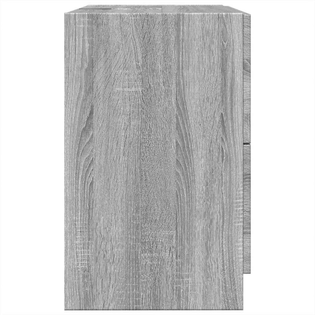 Grey Sonoma Sink Cabinet 59x37x59 cm - Engineered Wood
