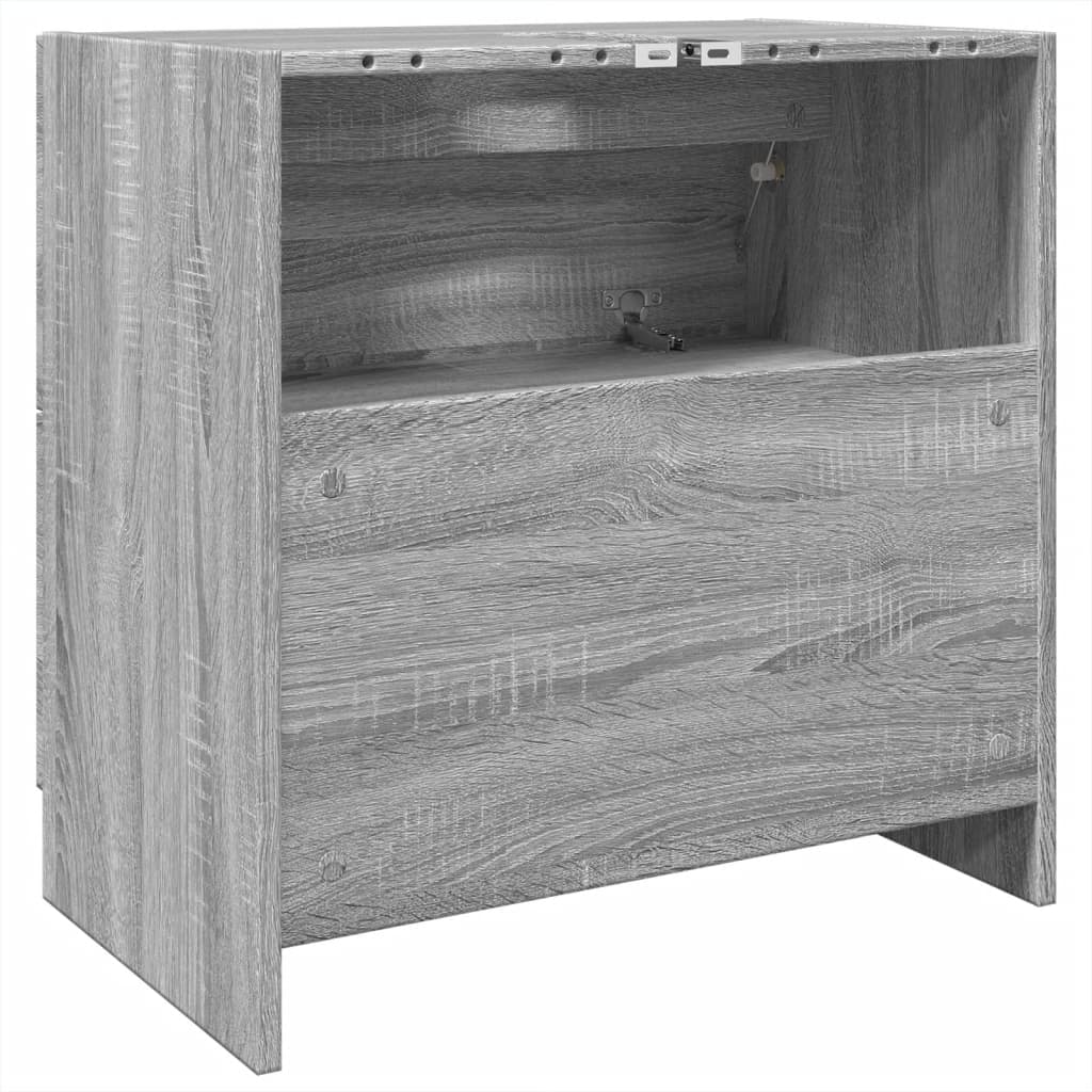 Grey Sonoma Sink Cabinet 59x37x59 cm - Engineered Wood