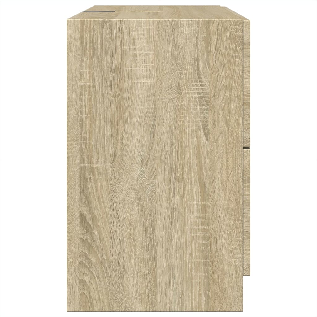 Sonoma Oak Sink Cabinet 78x37x59 cm - Durable Engineered Wood