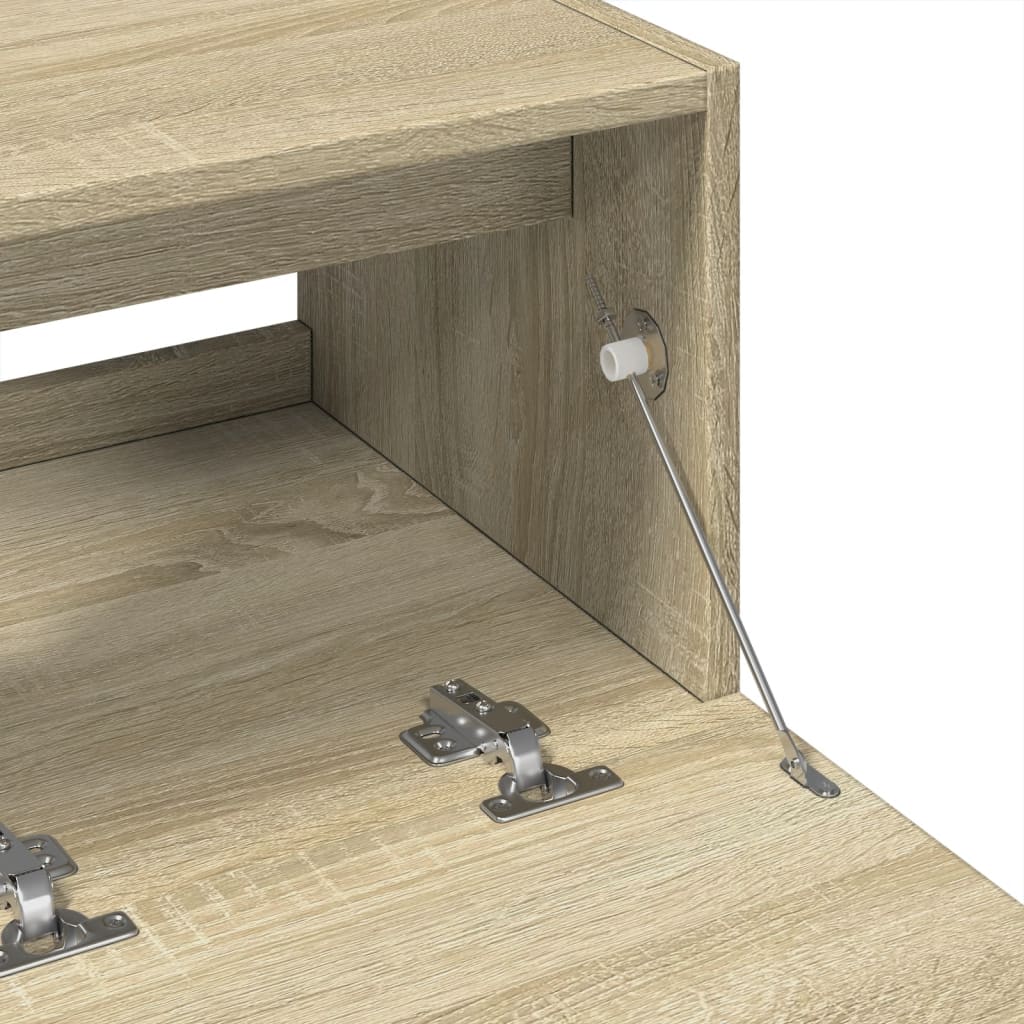 Sonoma Oak Sink Cabinet 78x37x59 cm - Durable Engineered Wood