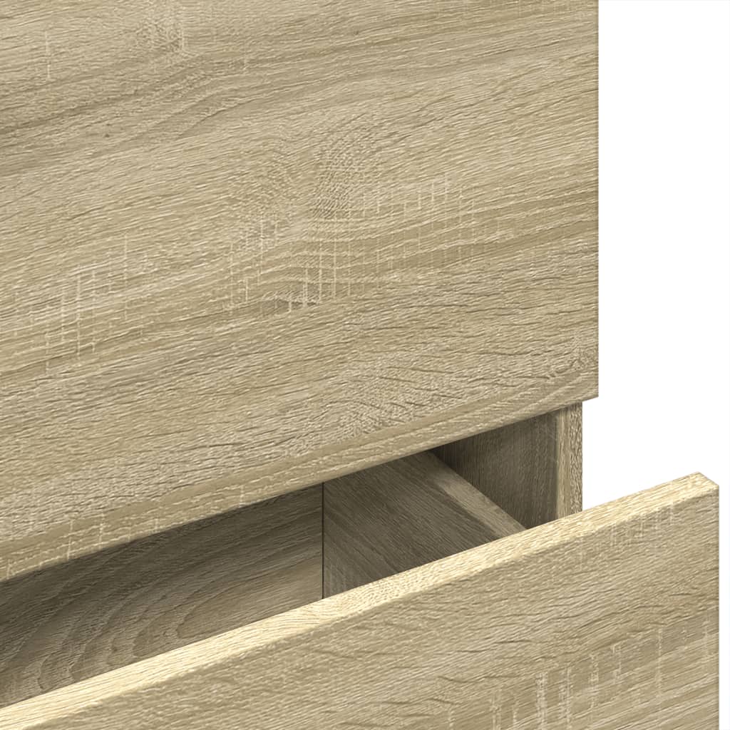 Sonoma Oak Sink Cabinet 78x37x59 cm - Durable Engineered Wood