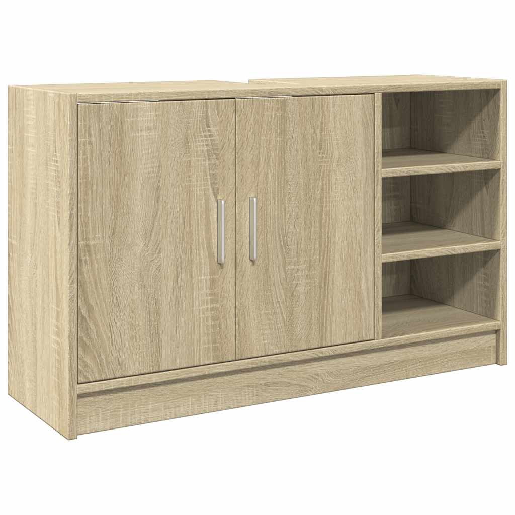 Sonoma Oak Sink Cabinet 90x29x55 cm - Stylish Engineered Wood