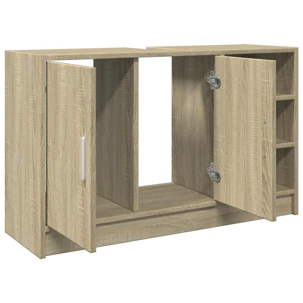 Sonoma Oak Sink Cabinet 90x29x55 cm - Stylish Engineered Wood