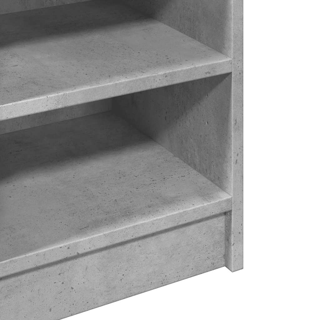 Concrete Grey Engineered Wood Sink Cabinet 90x29x55 cm