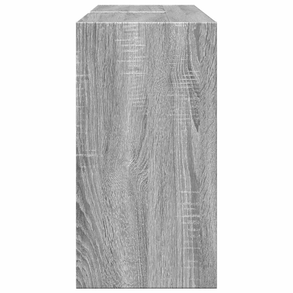 Grey Sonoma Sink Cabinet 90x29x55 cm | Engineered Wood