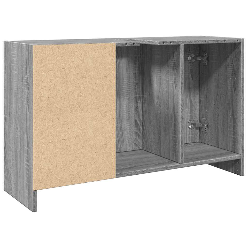 Grey Sonoma Sink Cabinet 90x29x55 cm | Engineered Wood