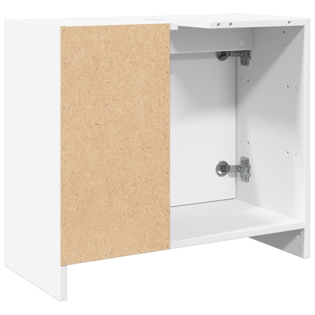 White Engineered Wood Sink Cabinet 63x29x55 cm - Stylish & Durable