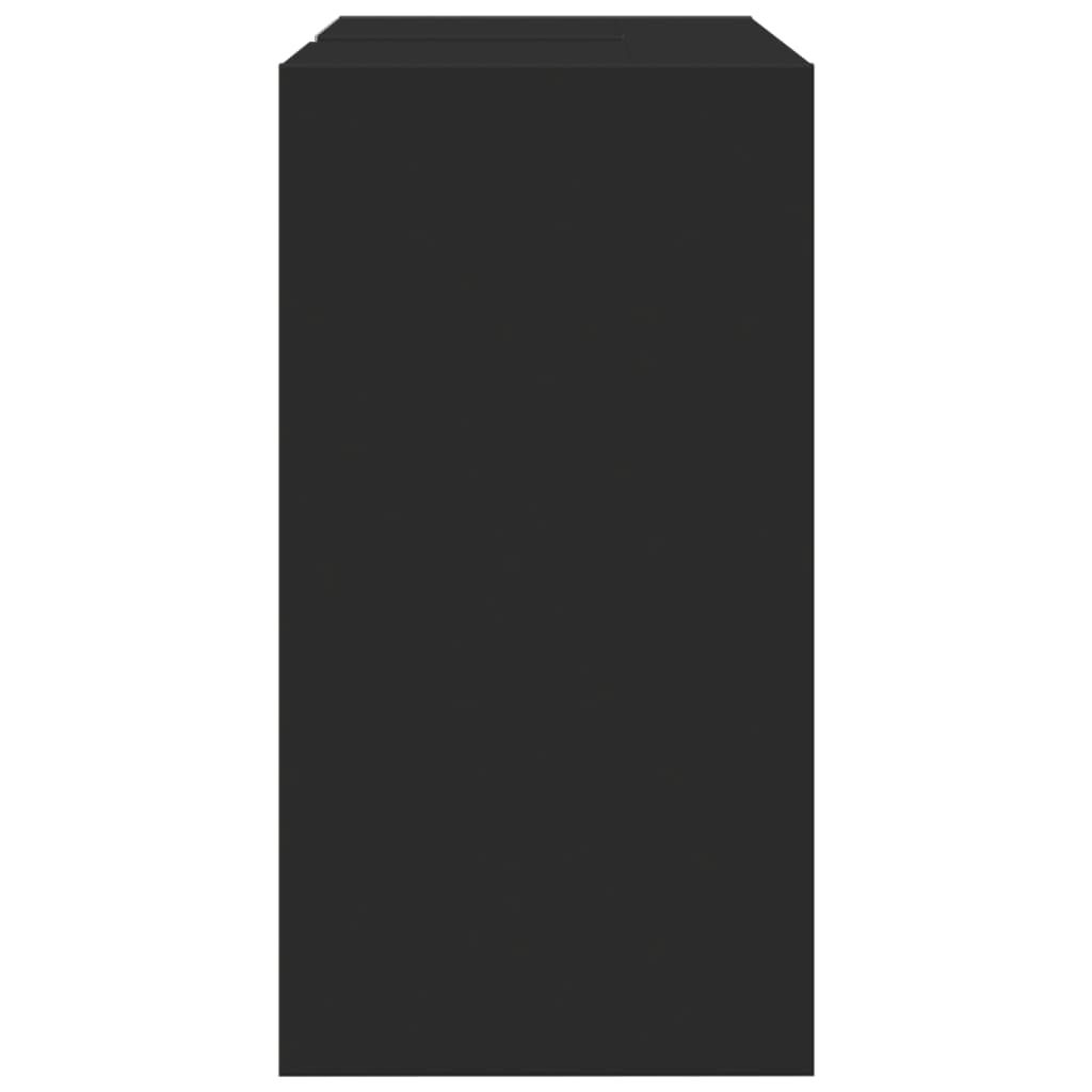 Black Engineered Wood Sink Cabinet 63x29x55 cm - Modern Design