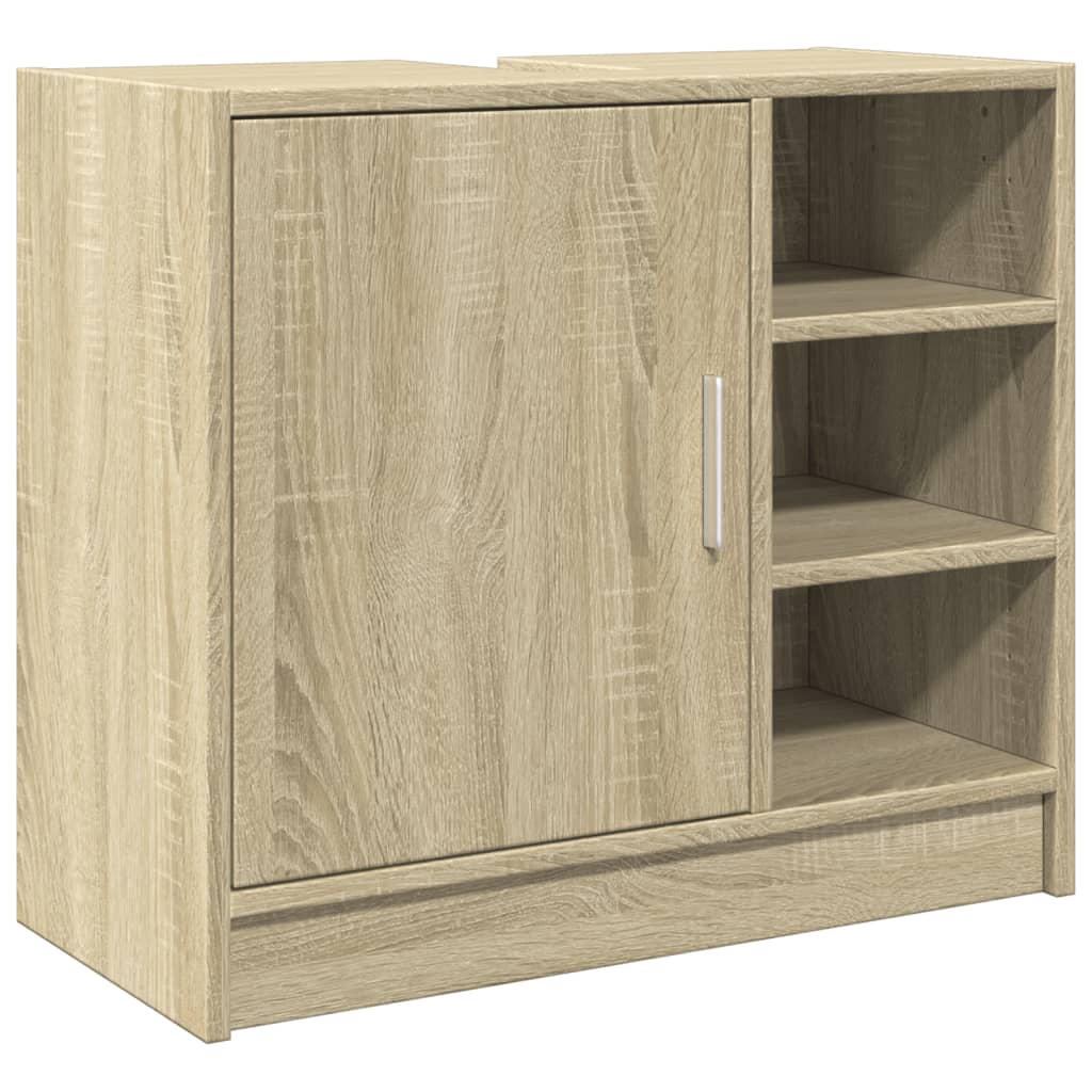 Compact Sink Cabinet Sonoma Oak 63x29x55 cm - Engineered Wood
