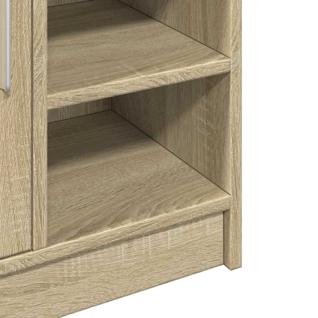 Compact Sink Cabinet Sonoma Oak 63x29x55 cm - Engineered Wood