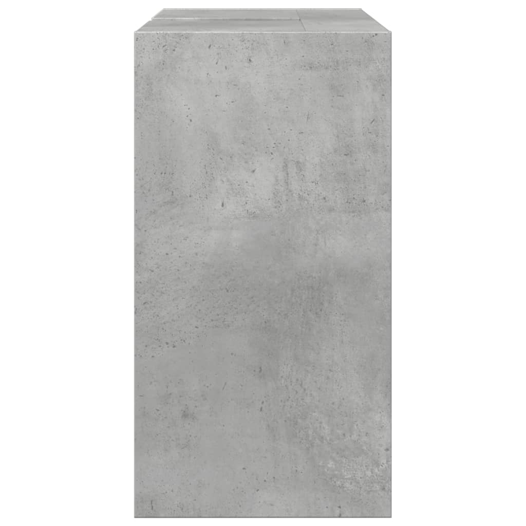 Concrete Grey Engineered Wood Sink Cabinet 63x29x55 cm
